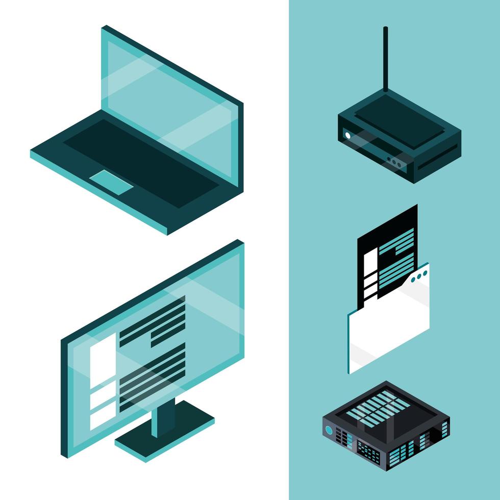 set devices technology vector