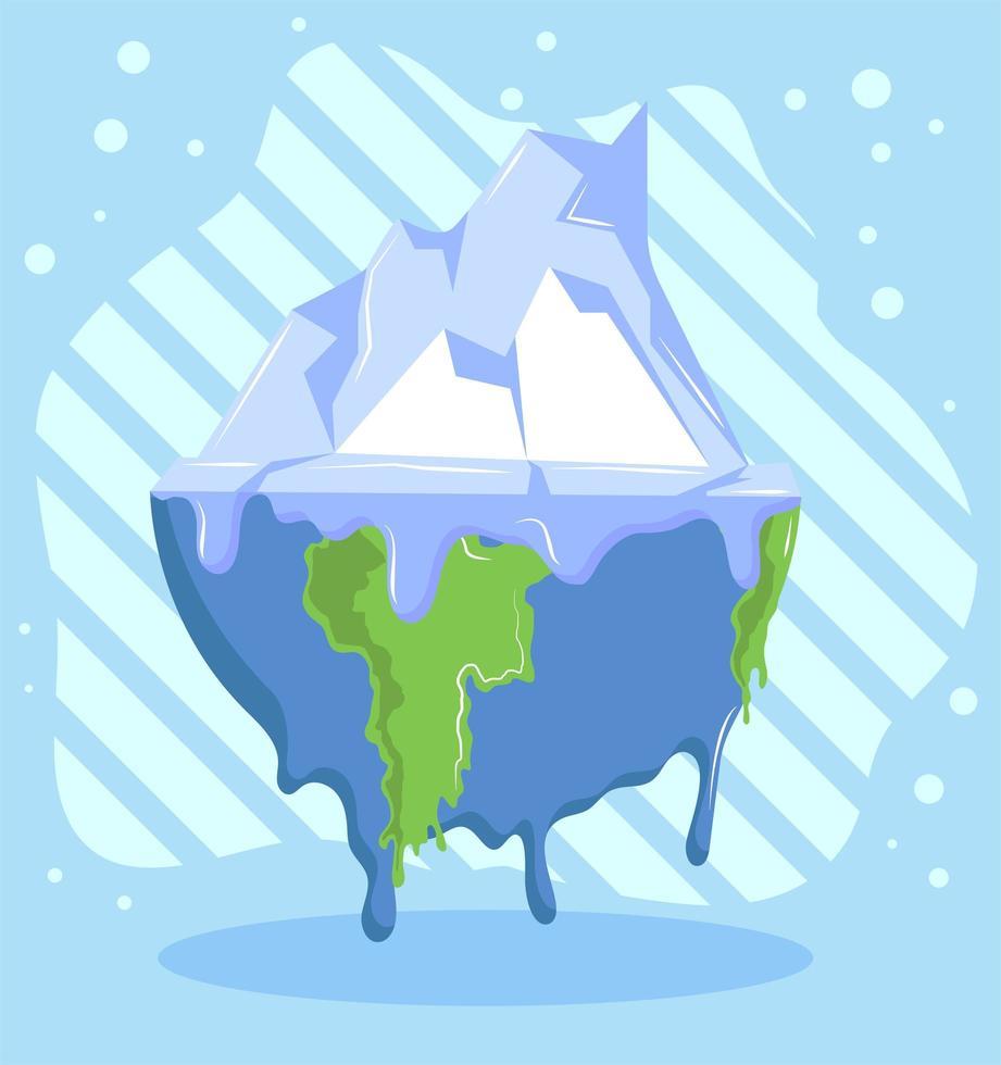 climate change concept vector