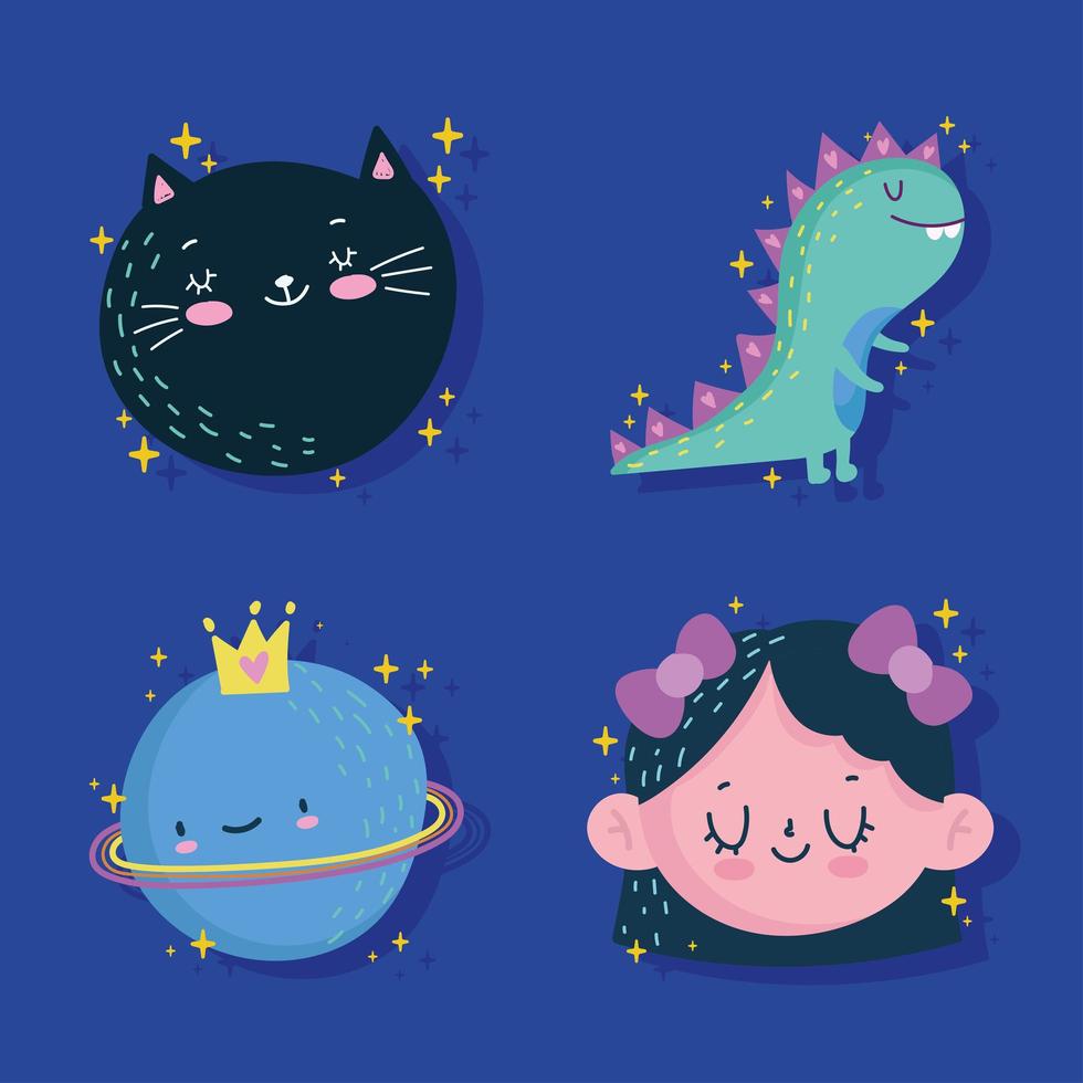 icons Kid Illustrations vector