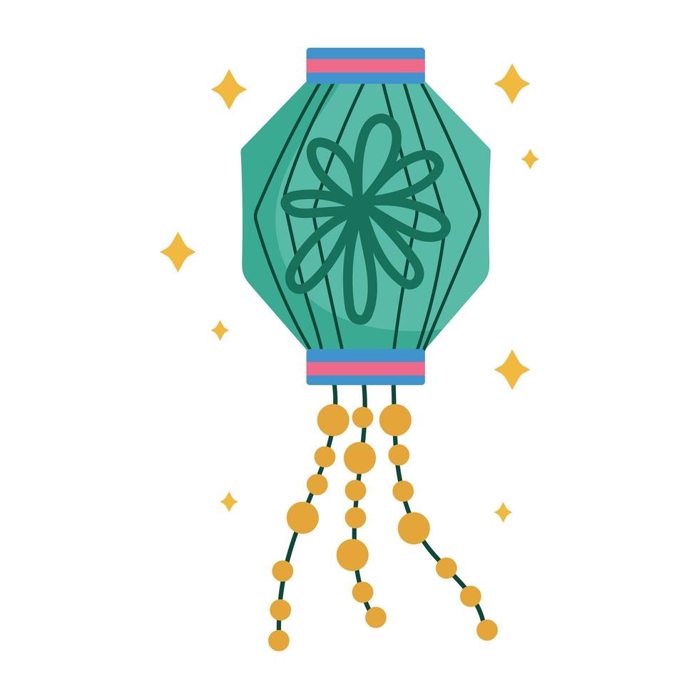 paper lantern decoration vector