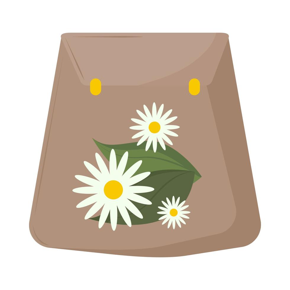 pack of herbal tea vector