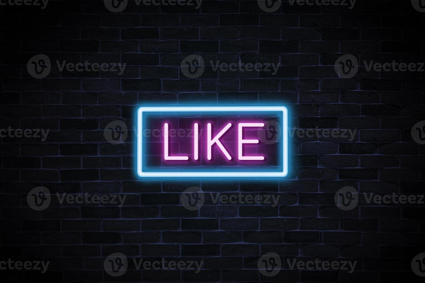 Like neon banner. photo