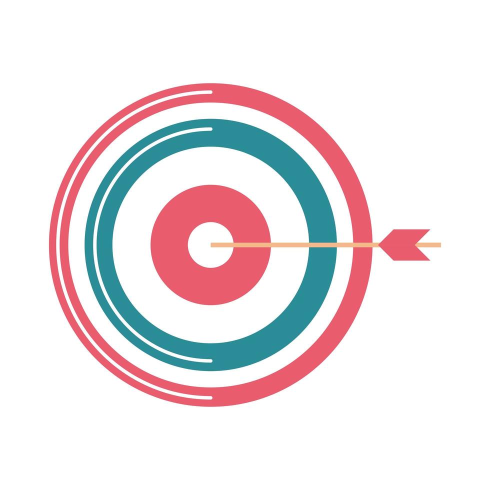 target and arrow vector