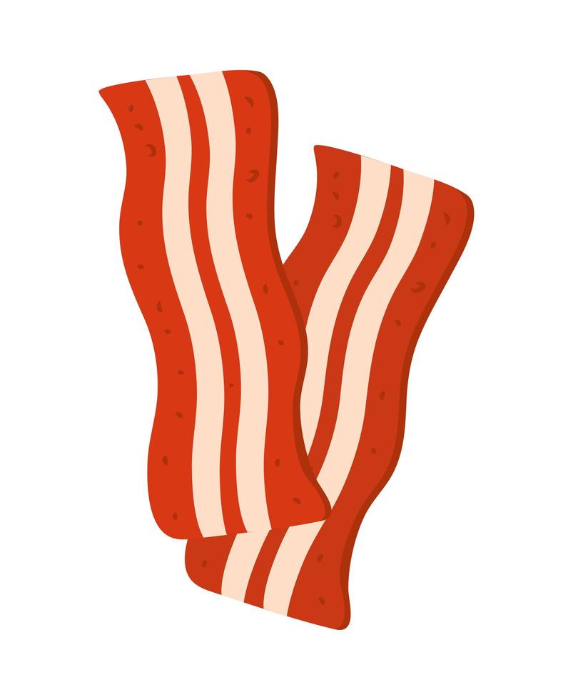 slices of bacon vector