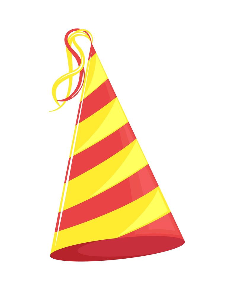 party hat cartoon vector