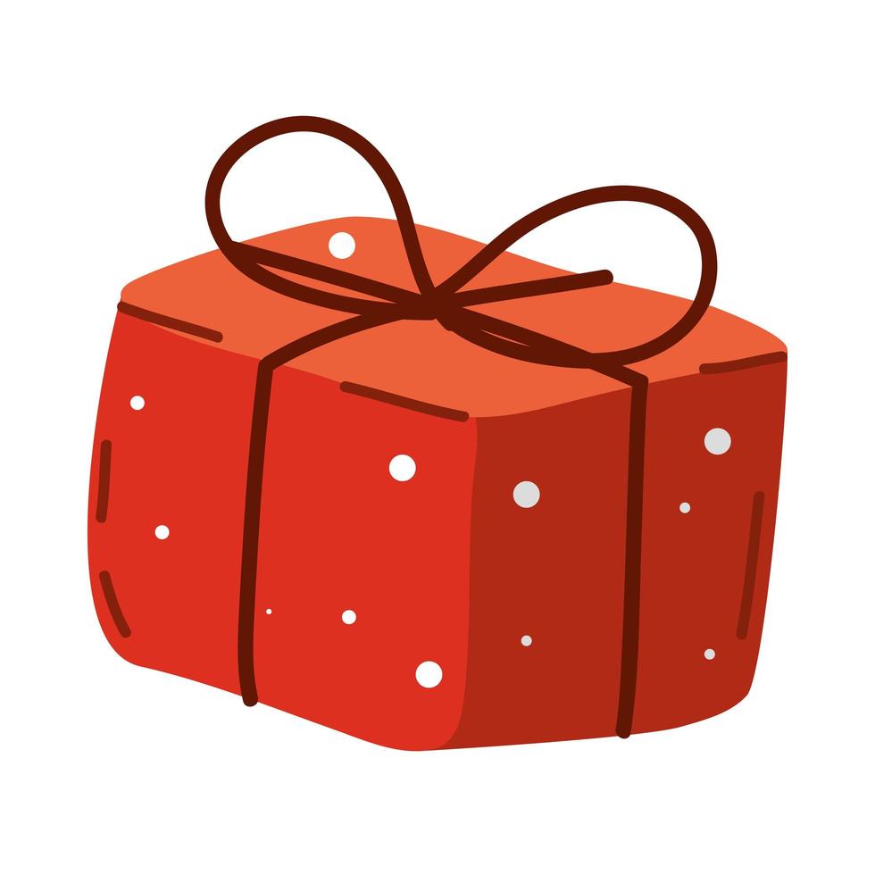 red gift box vector