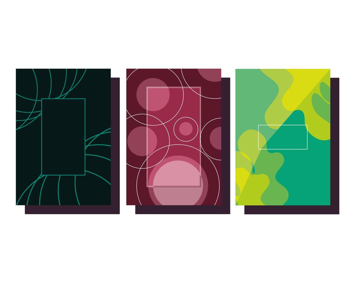 set for covers vector