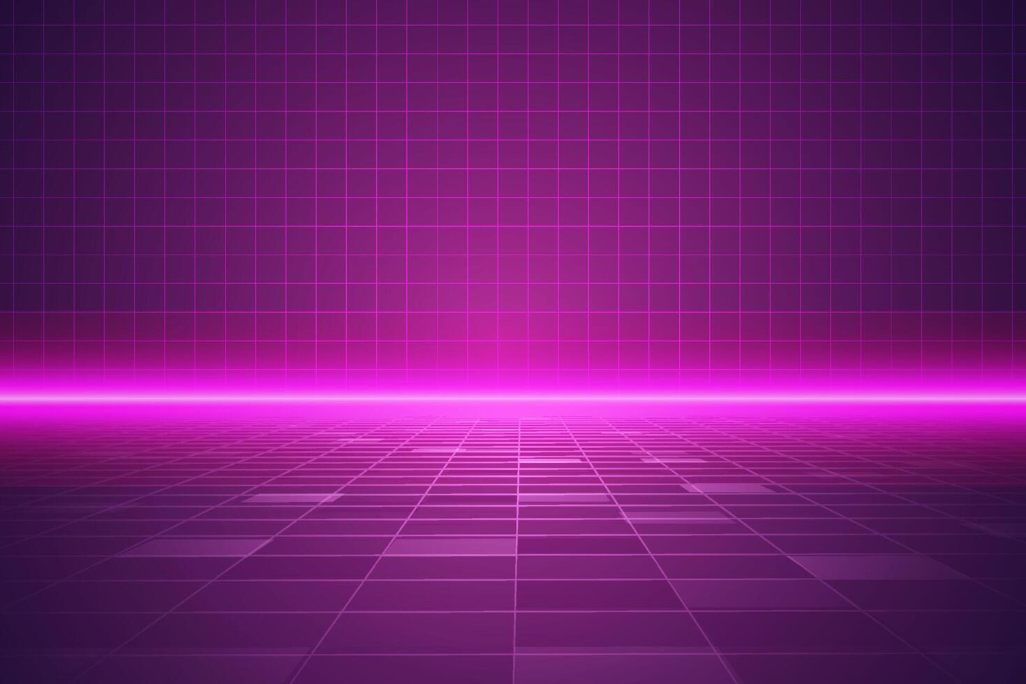 metaverse purple technology background template vector