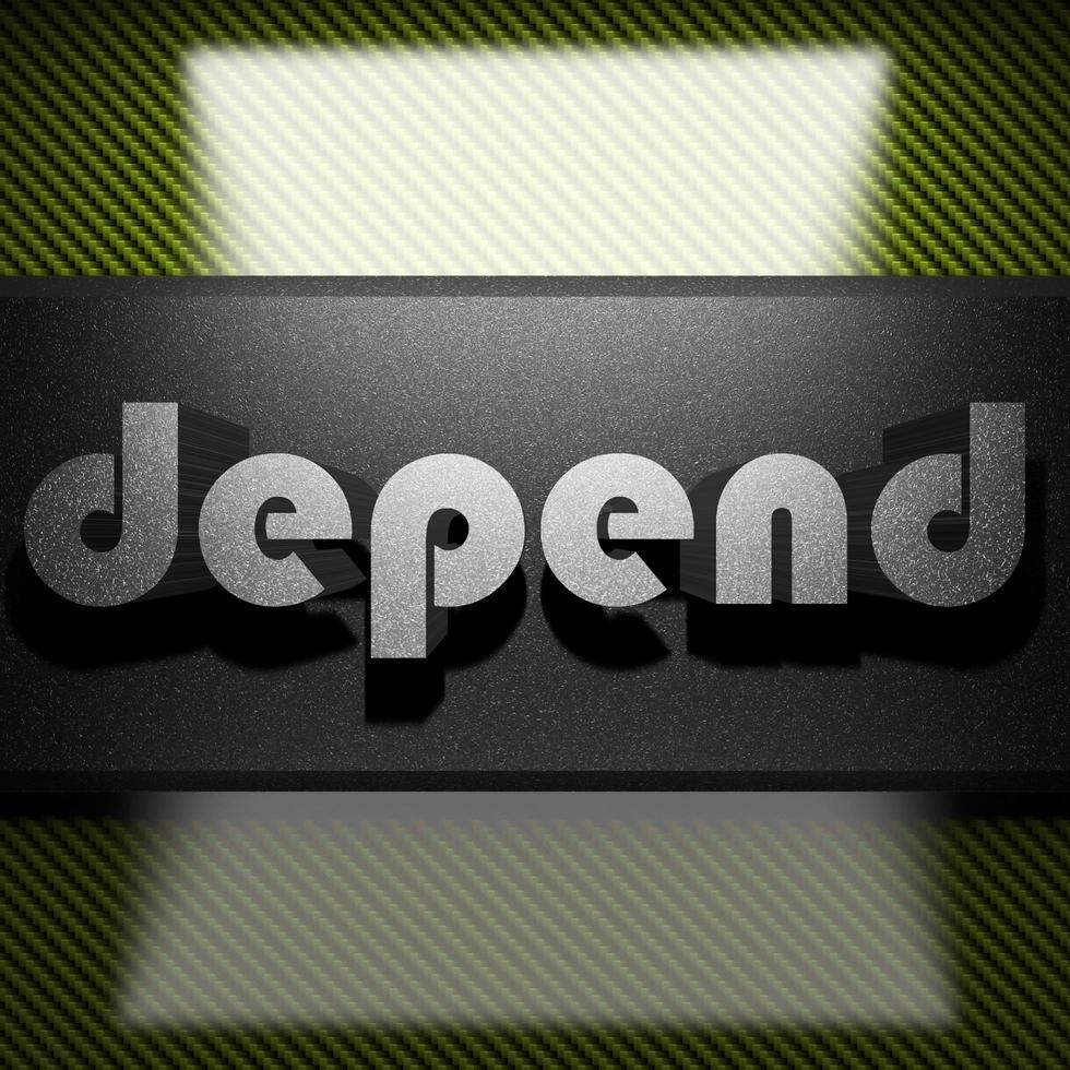 depend word of iron on carbon photo