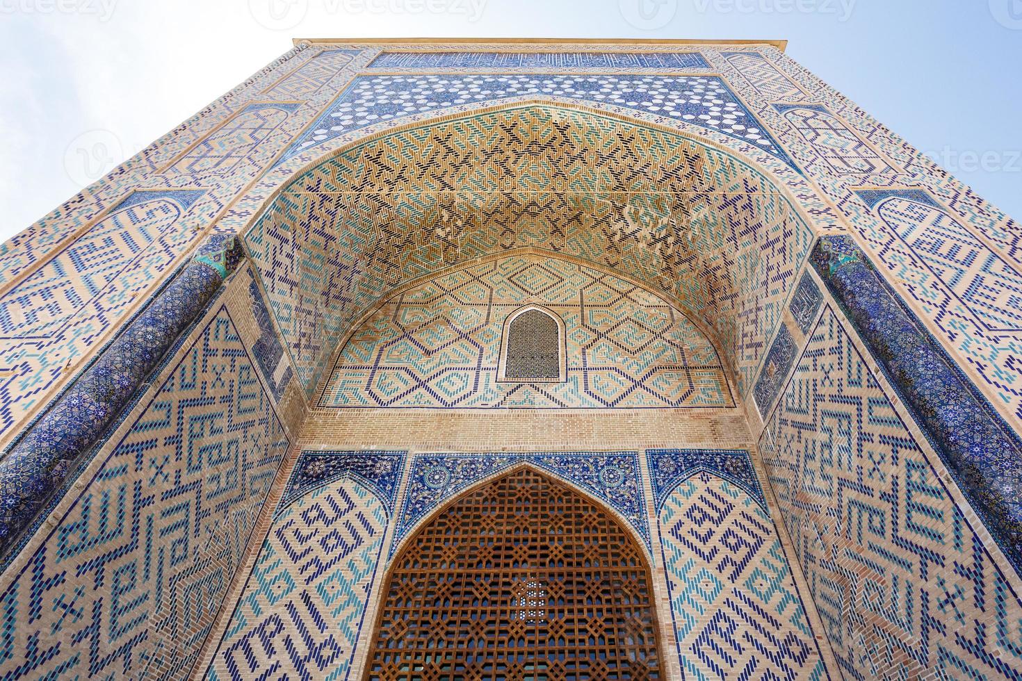 Exterior of the Kok Gumbaz mosque in Shahrisabz, Qashqadaryo, Uzbekistan, Central Asia photo