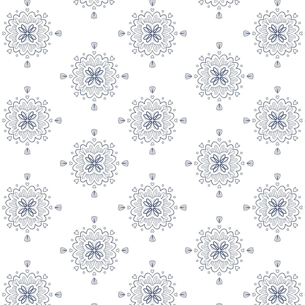 fondo de patrón floral simple limpio vector