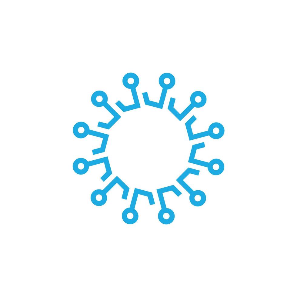 Technology - vector logo template for corporate identity. Abstract hexagon tech icon. Network, internet tech concept illustration.