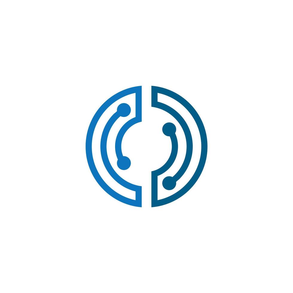 Circle Technology Logo vector