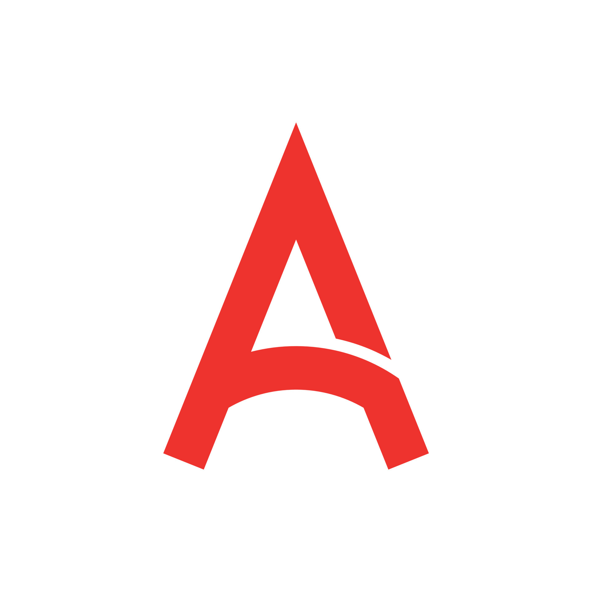 Letter A Red Logo 6109806 Vector Art at Vecteezy