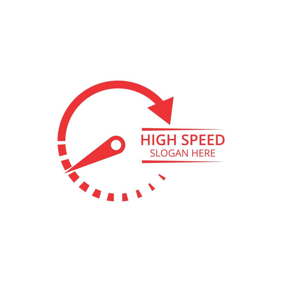 speed internet silhouette. Clock, time icon. vector