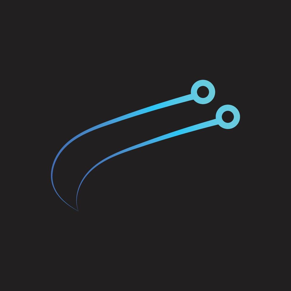 Abstract technology vector icon. Brand Name tech logo.