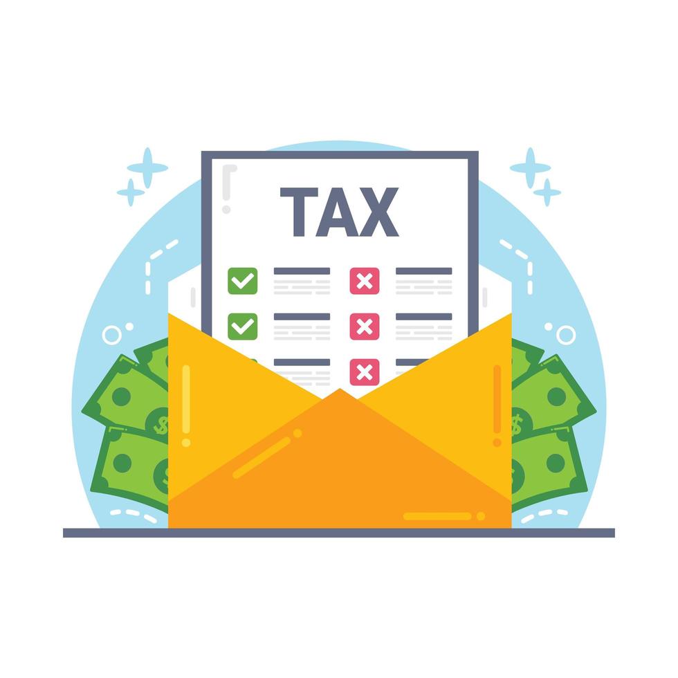 Tax Concept Illustration vector