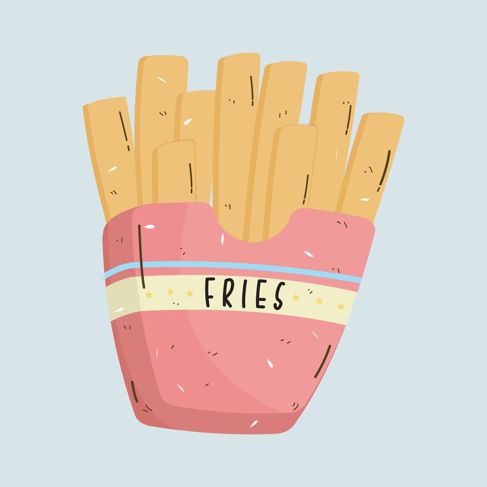 French Fries Free Vector Download. Food Vector Free Graphic