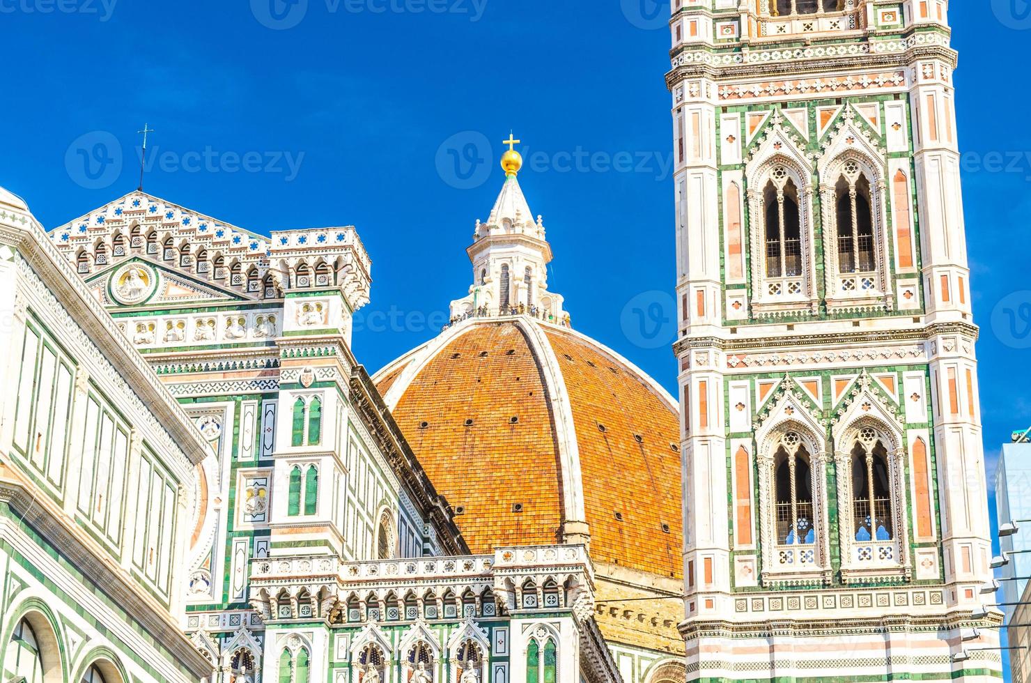 cúpula y campanario del duomo de florencia, cattedrale di santa maria del fiore foto