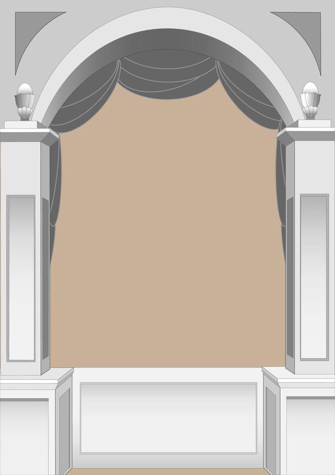 Ancient arch vector