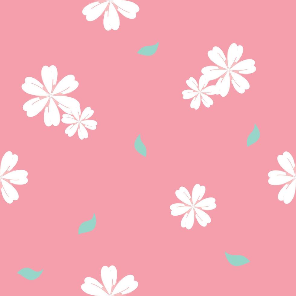 cute pink flowers background