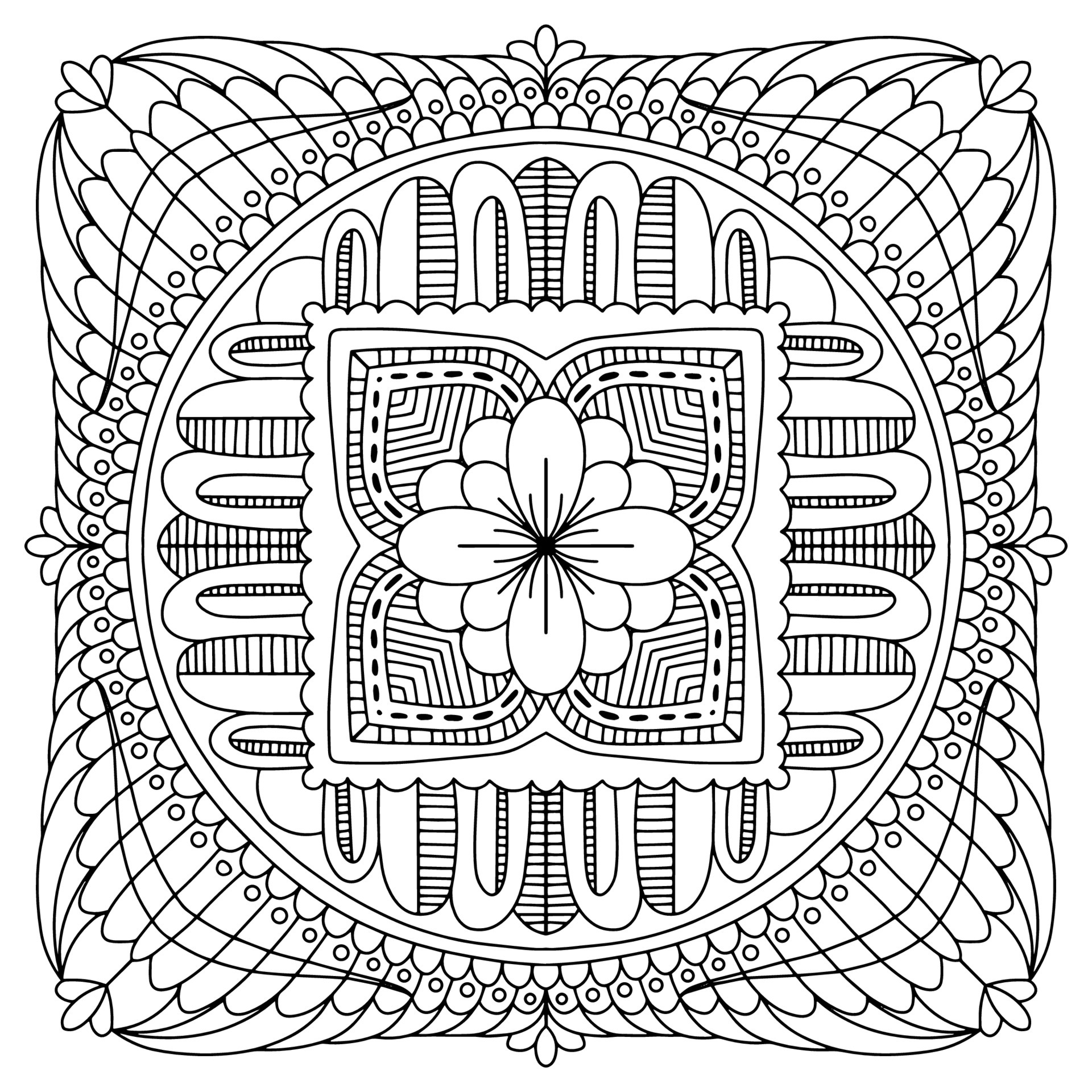 Lined Paper Coloring Page