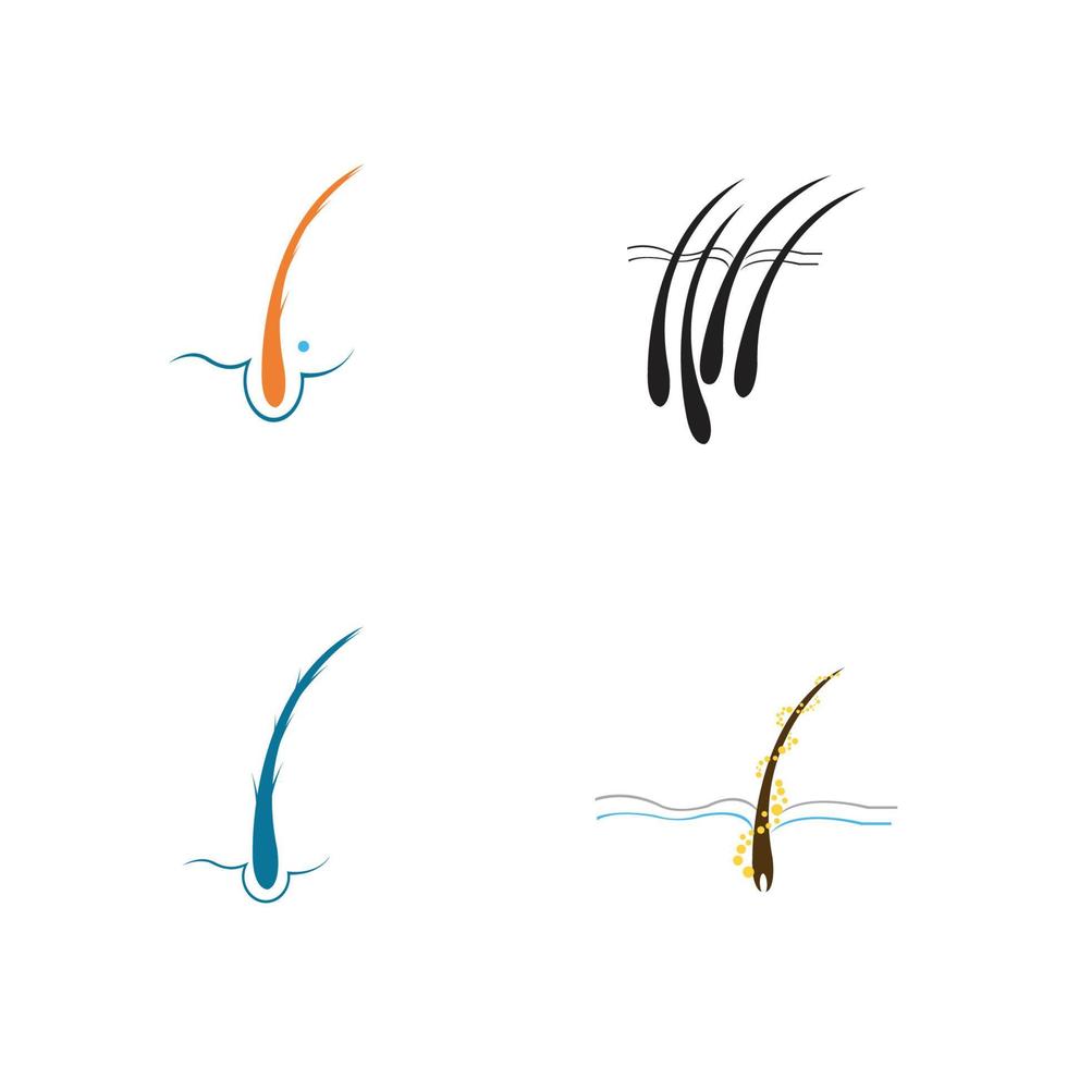 hair treatments logo vector