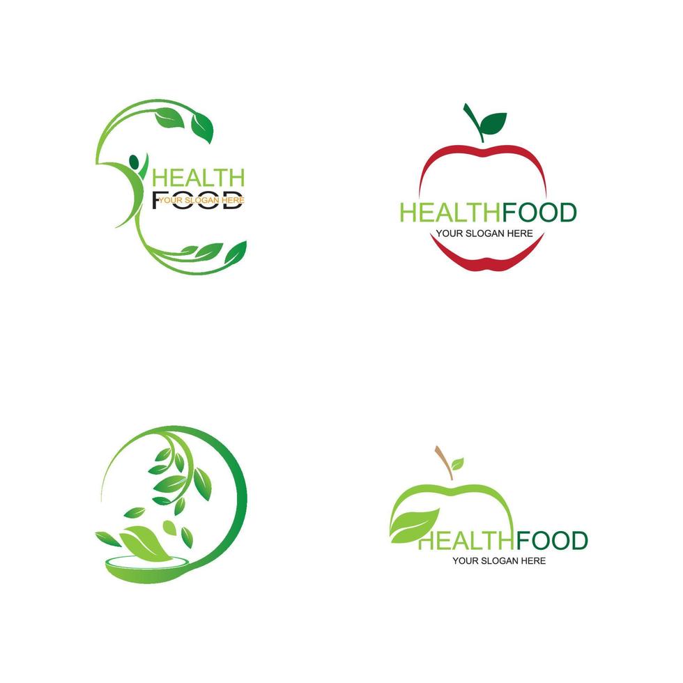 healthy food nature vector