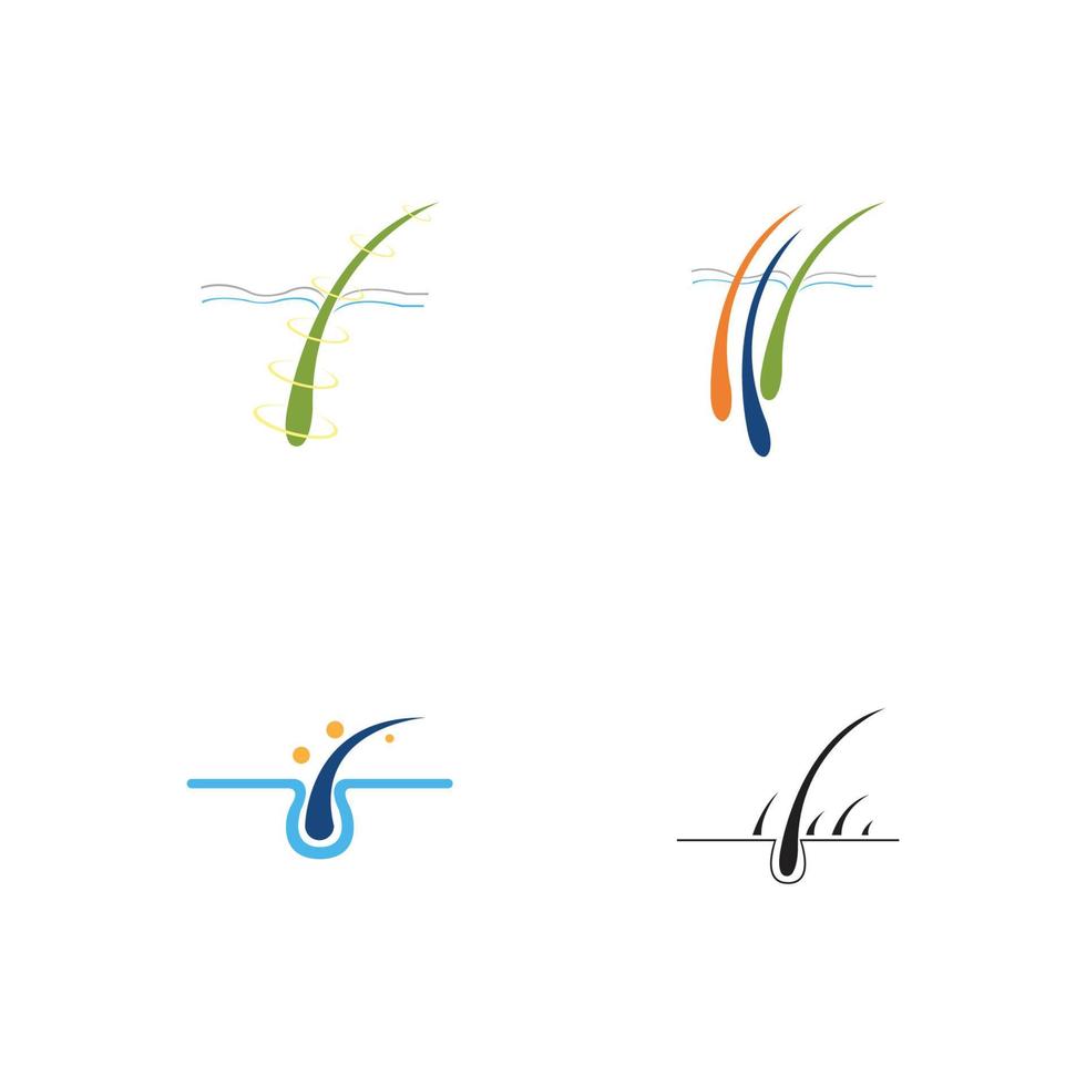 hair treatments logo vector