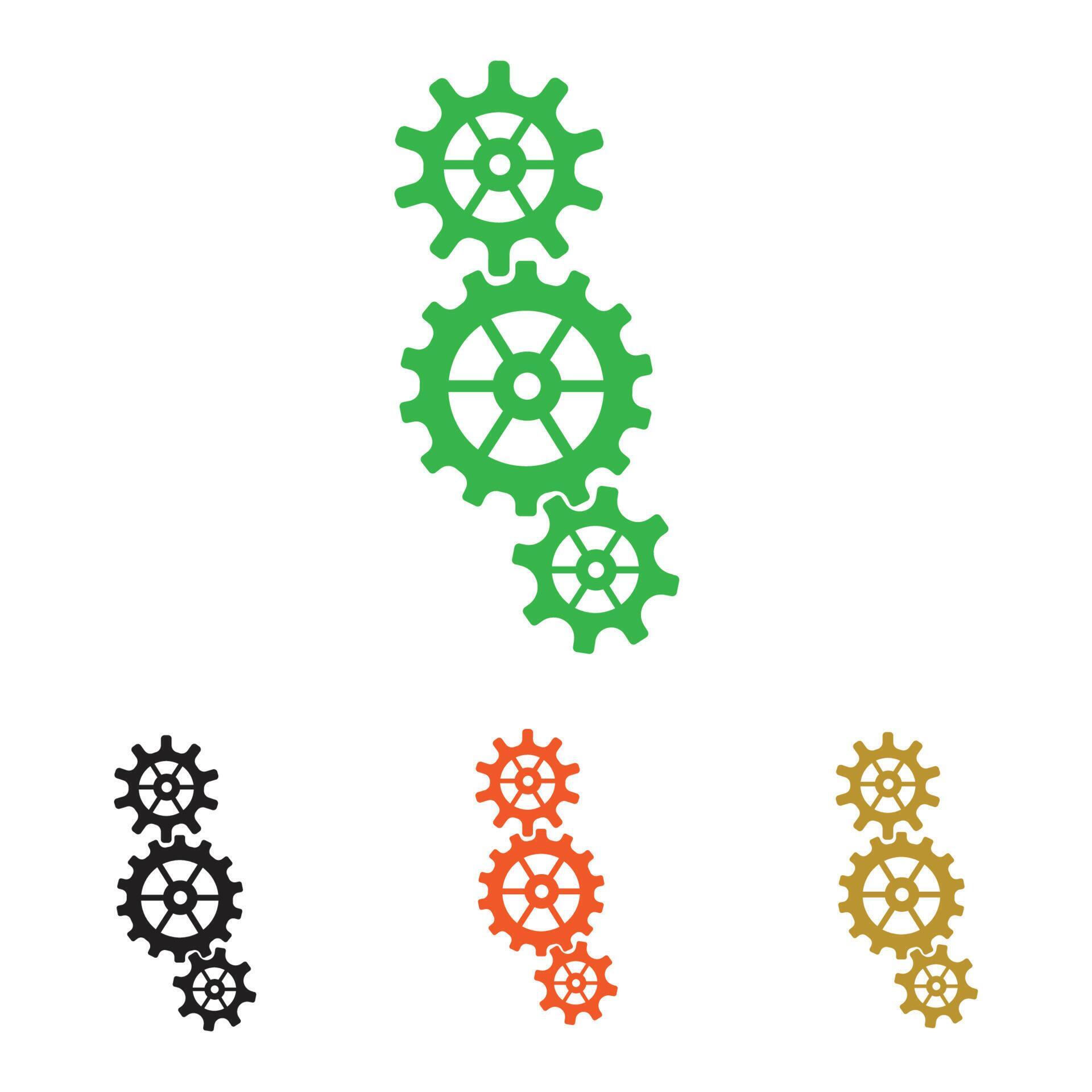 gear logo vector 6111542 Vector Art at Vecteezy