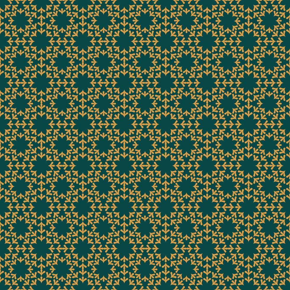 floral seamless geometric color pattern on background vector in illustration
