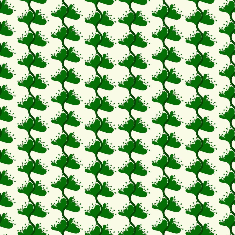 floral seamless color geometric pattern on background vector in illustration