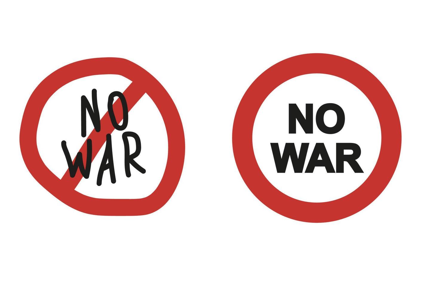 No war icon. Vector illustration