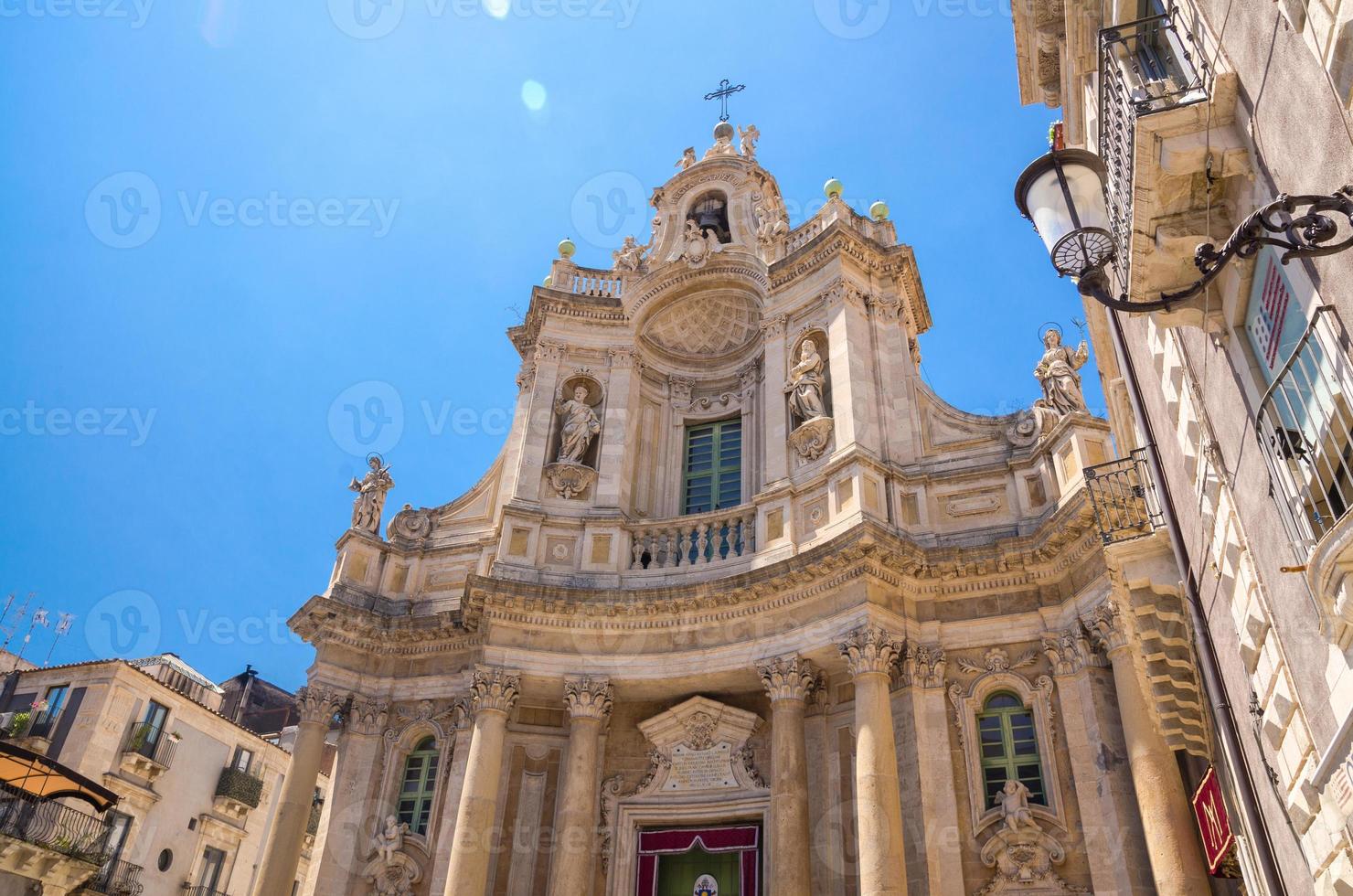 Basilica della Collegiata church Santa Maria, Catania, Sicily, Italy photo