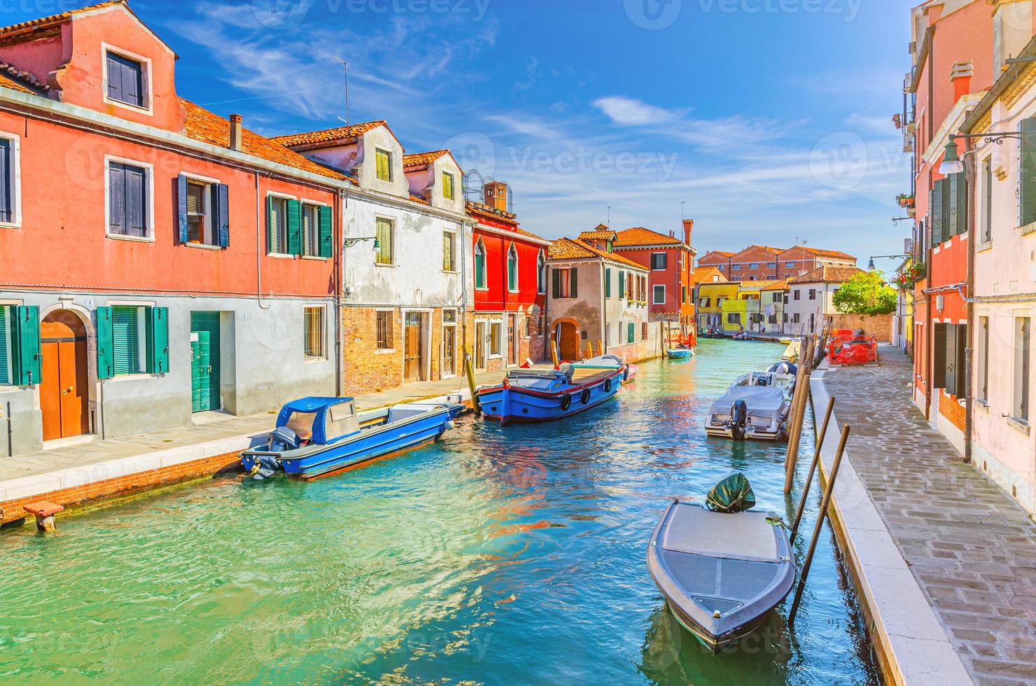 Murano islands with water canal photo