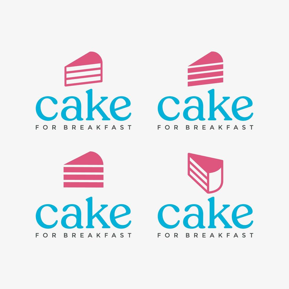 Cake Logo Design Template Download vector