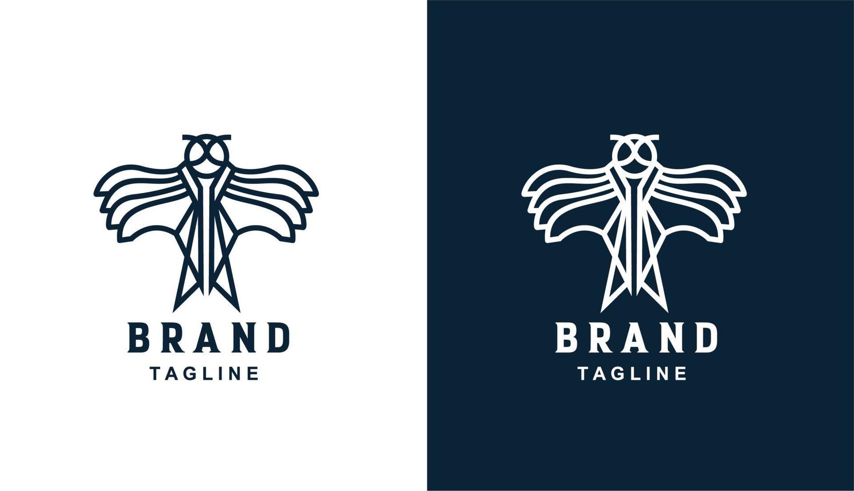 vector bird geometris origami minimalist simple logo Perfect for any brand and company