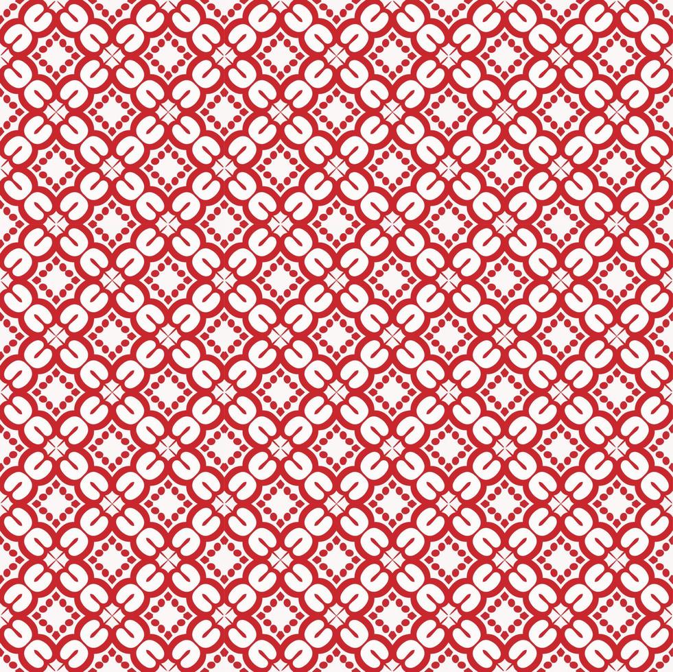 Red and white color seamless pattern texture and template. Multicolored. Colorful ornamental graphic design. vector