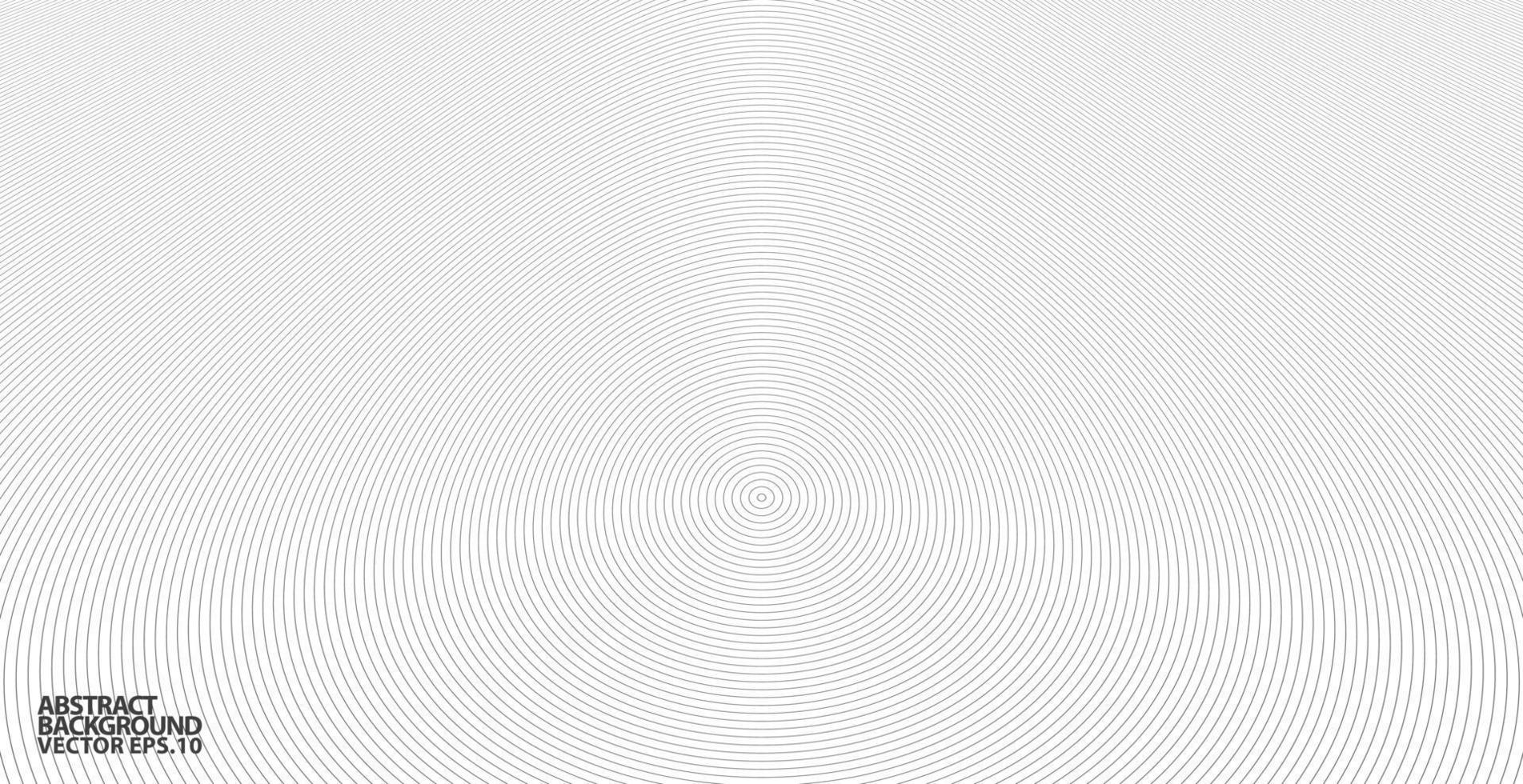 Fondo negro de semitono del círculo del vector abstracto. diseño de patrón de línea retro degradado. gráfico monocromático. círculo de onda de sonido. ilustración vectorial