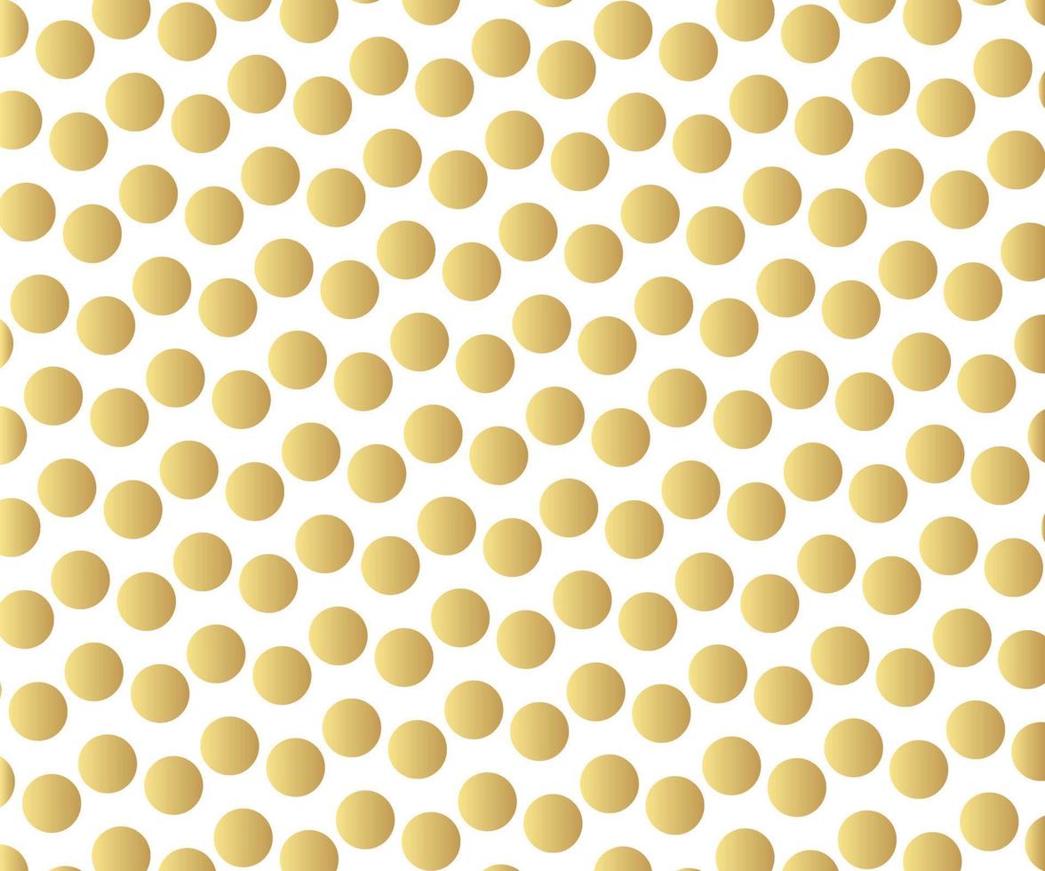 Gold polka dots pattern, colorful holiday background - vector abstract background