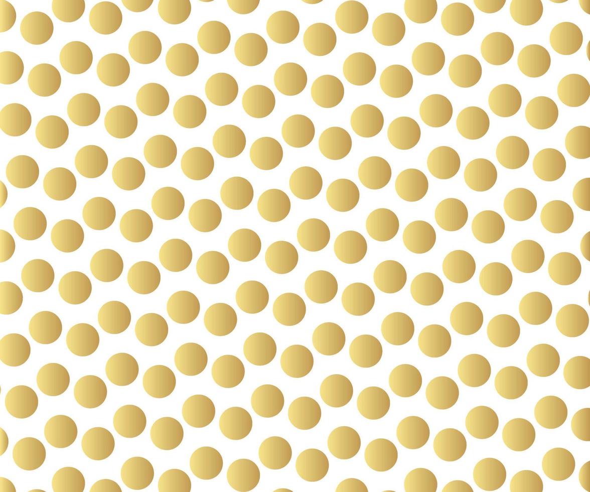 Gold polka dots pattern, colorful holiday background - vector abstract background