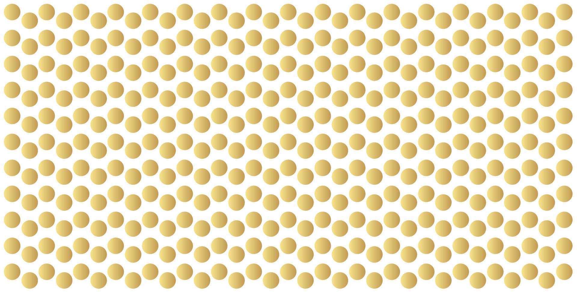 Gold polka dots pattern, colorful holiday background - vector abstract background