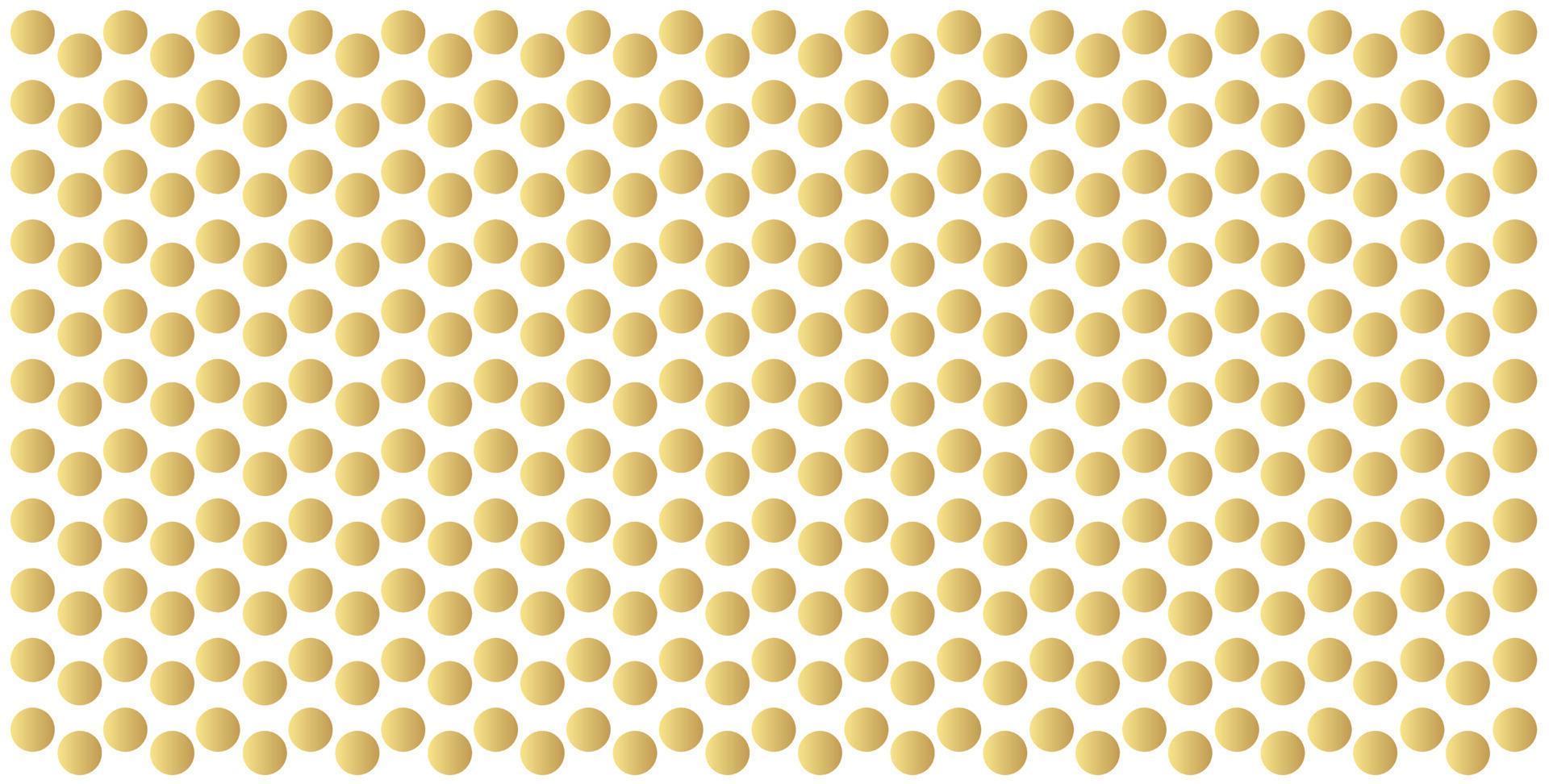 Gold polka dots pattern, colorful holiday background - vector abstract background