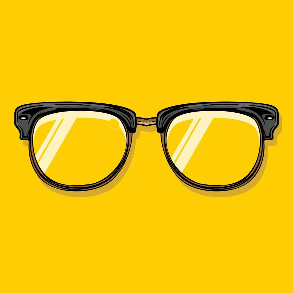 Modern glasses vector illustration