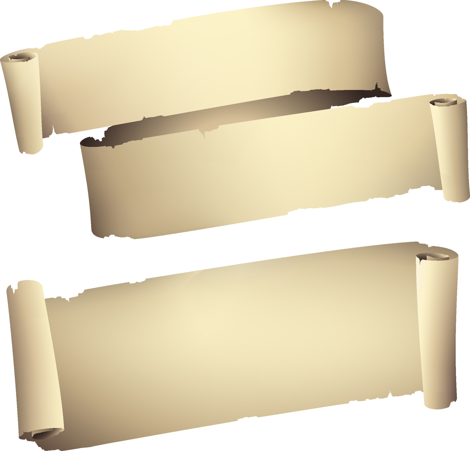 Old scroll paper banner.Blank sheet. 6116644 Vector Art at Vecteezy