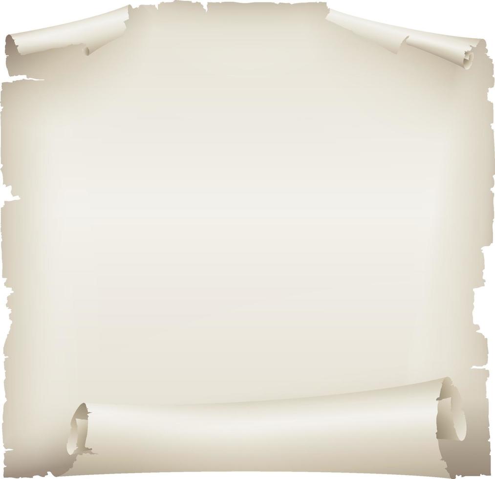 Old scroll paper banner.Blank sheet. 6116644 Vector Art at Vecteezy