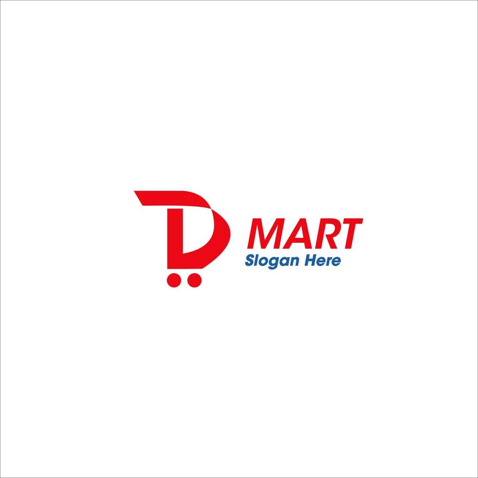 elemento de plantilla de diseño de logotipo de d mart. logotipo vectorial vector