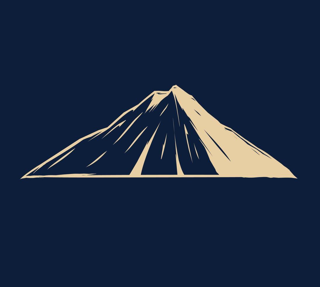 mountain simple vector design