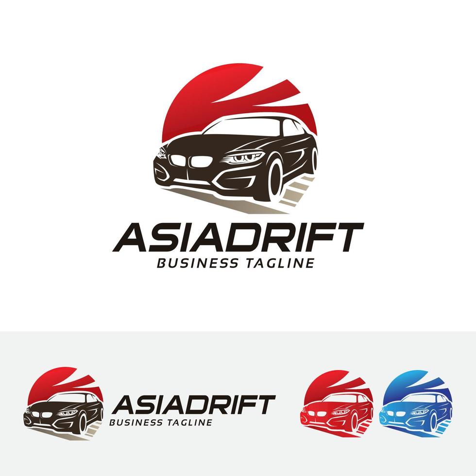 Automotive car logo design vector