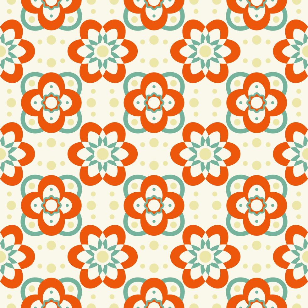 Seamless batik ornament pattern background vector